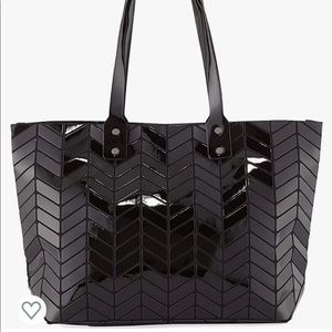 Patrizia Luca geometric/chevron tote